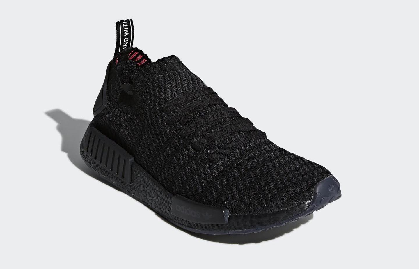 adidas primeknit all black