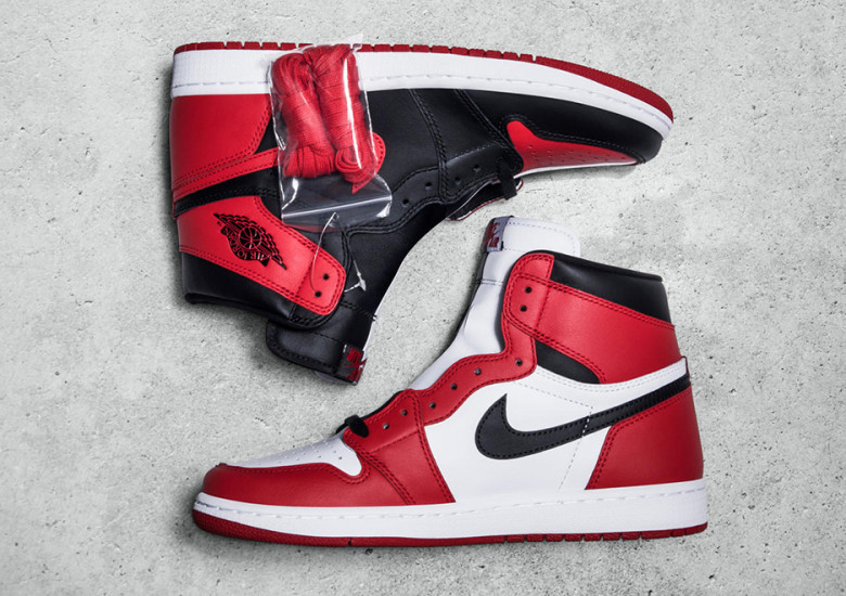 half black half red jordan 1s