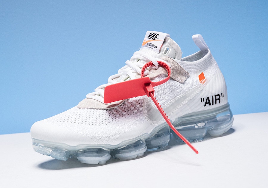 nike air vapormax off white bianche