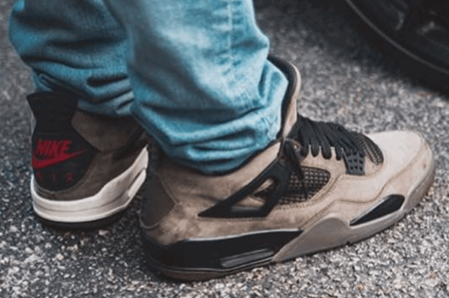 Travis Scott X Air Jordan 4 Olive First Look Justfreshkicks