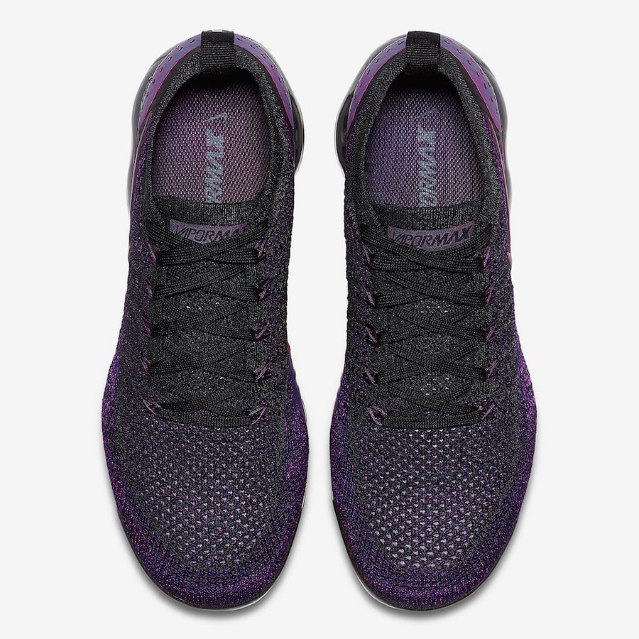 purple flyknit vapormax