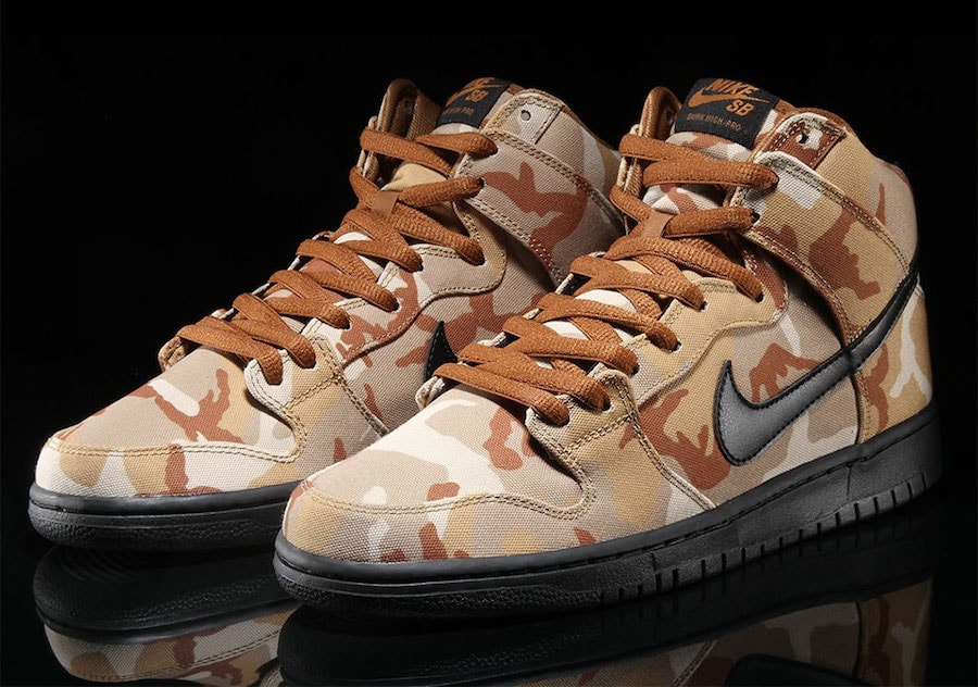 camo nike sb dunks