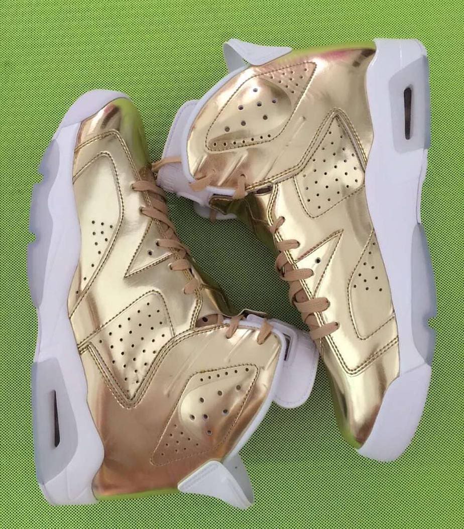 The Air Jordan 6 Pinnacle "Metallic Gold"