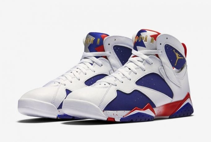 The Air Jordan 7 “Olympic Alternate” Releases This Weekend