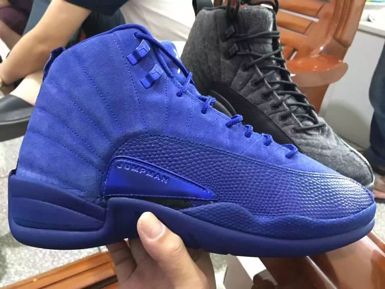 Air Jordan 12 Royal Blue Suede
