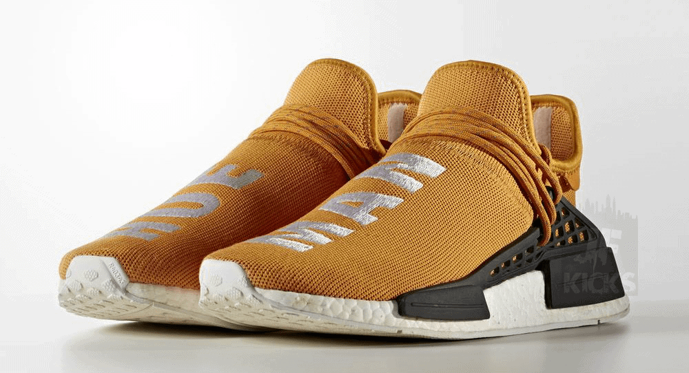 Official Look at the Pharrell x adidas NMD Human Race “Tangerine”