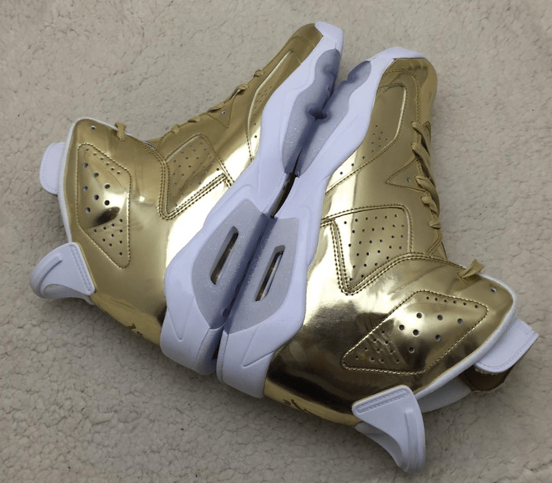 The Air Jordan 6 Pinnacle "Metallic Gold"
