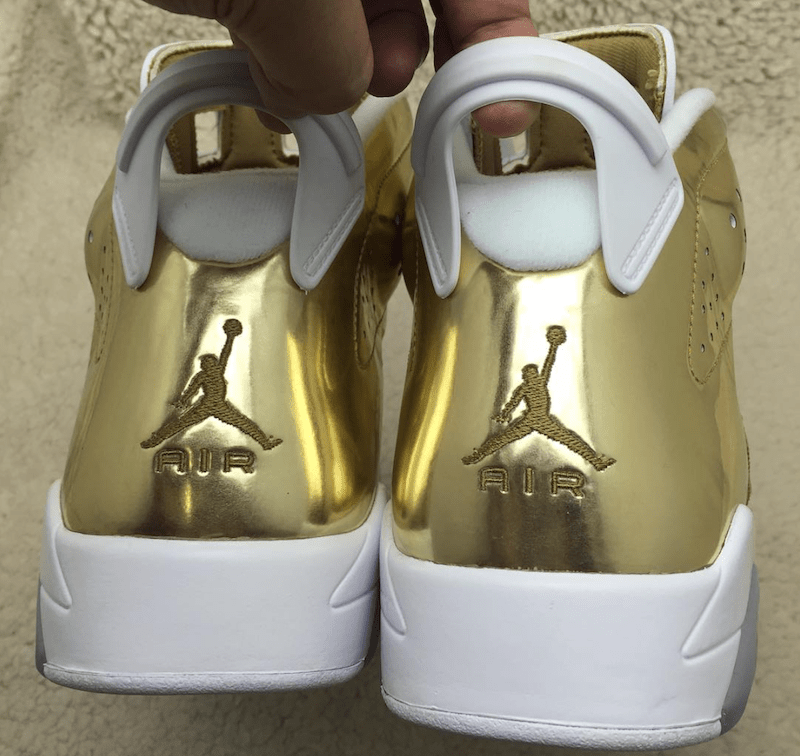 The Air Jordan 6 Pinnacle "Metallic Gold"