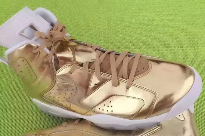 The Air Jordan 6 Pinnacle "Metallic Gold"