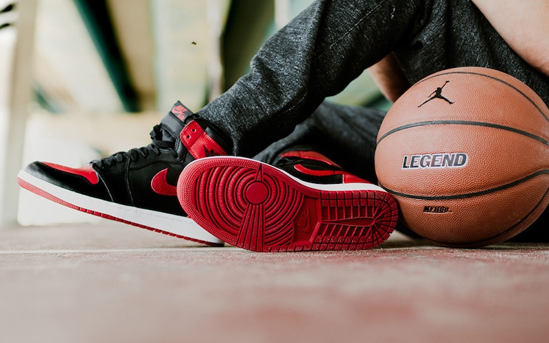 Air Jordan 1 Banned 2016 On Foot