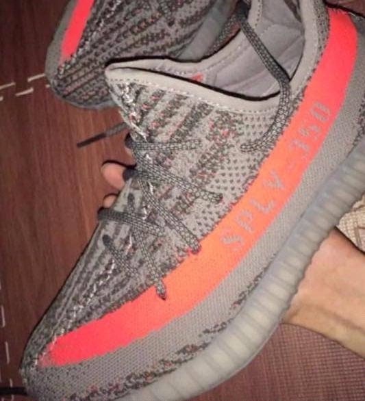 adidas Yeezy 350 SPLY Boost V2 Solar Red/Grey