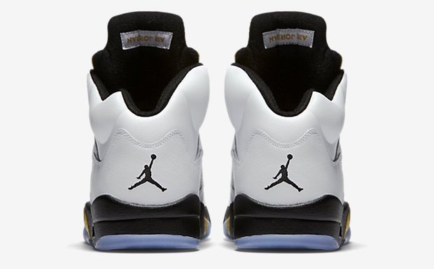 Air Jordan 5 Olympic Gold Tongue