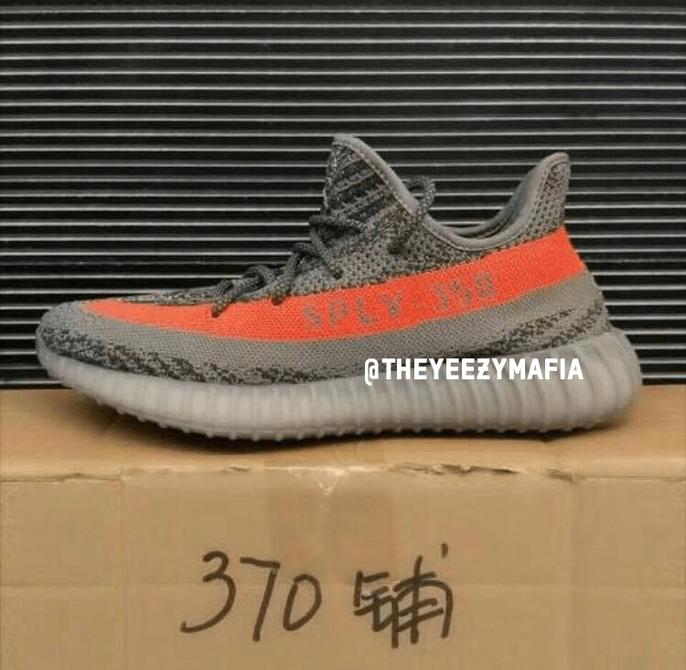 adidas Yeezy 350 SPLY Boost V2 Solar Red/Grey