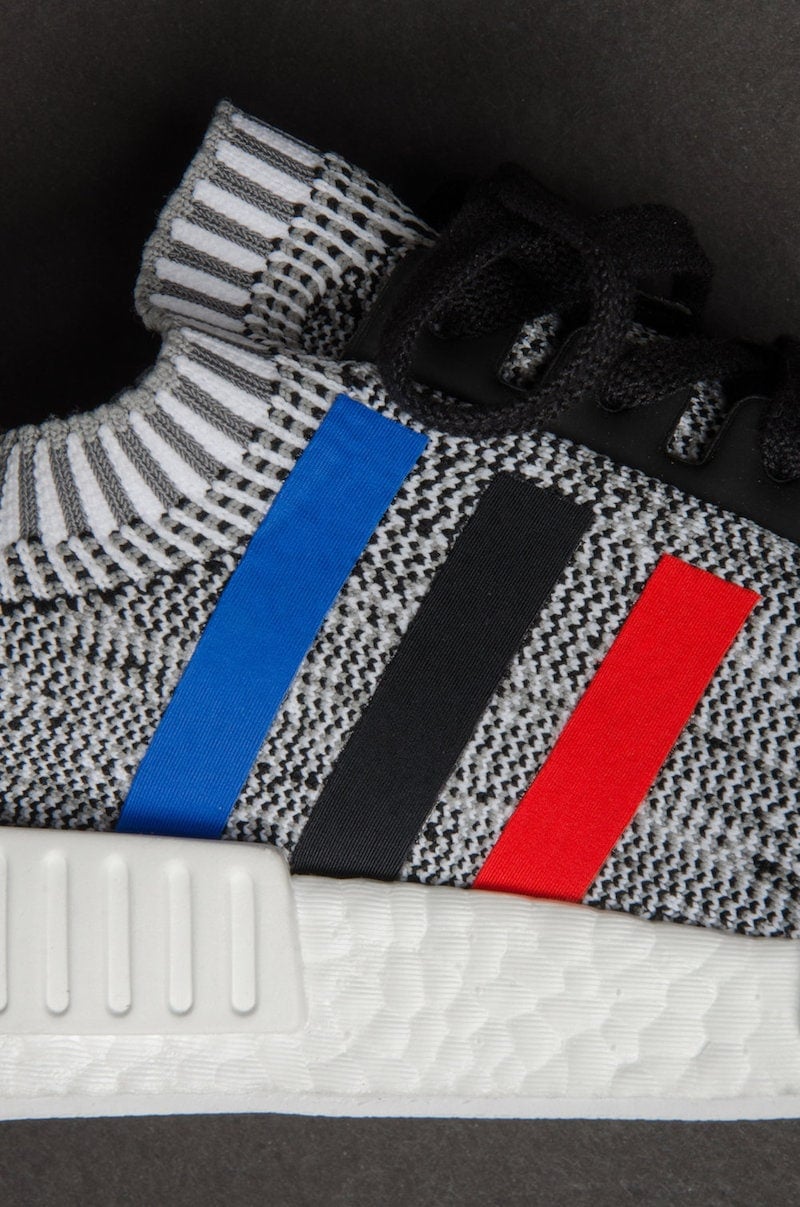 adidas NMD R1 Primeknit White Tri-Color
