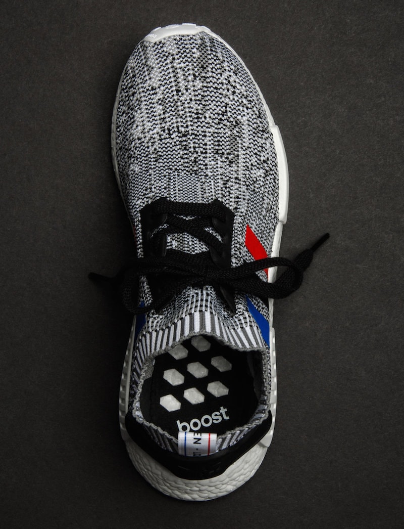 adidas NMD R1 Primeknit White Tri-Color