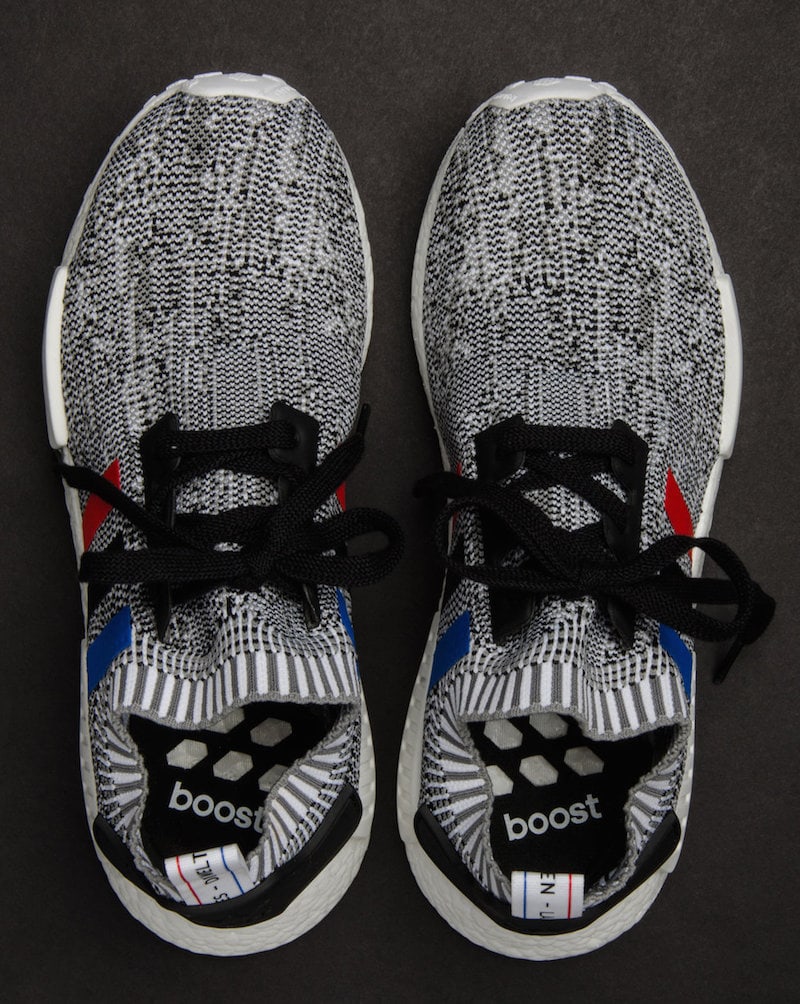 adidas NMD R1 Primeknit White Tri-Color