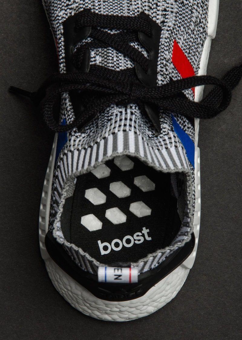 adidas NMD R1 Primeknit White Tri-Color