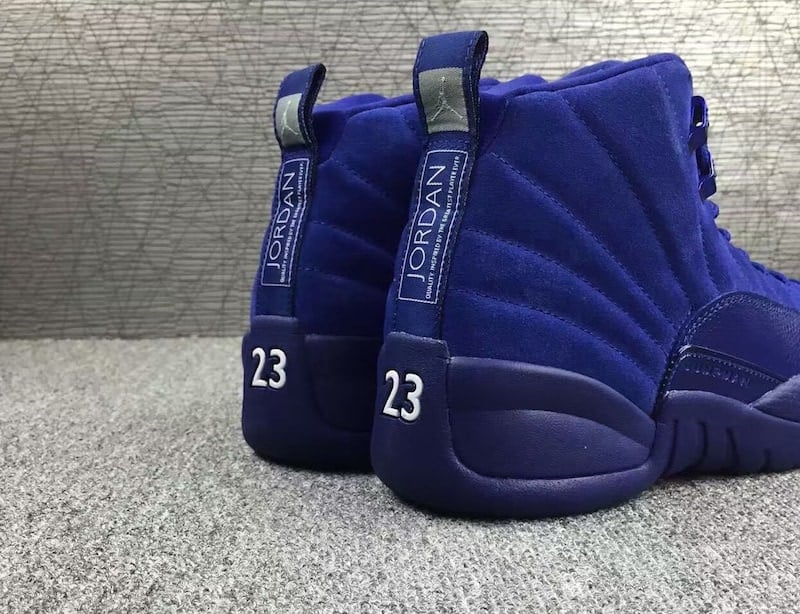 Air Jordan 12 Blue Suede