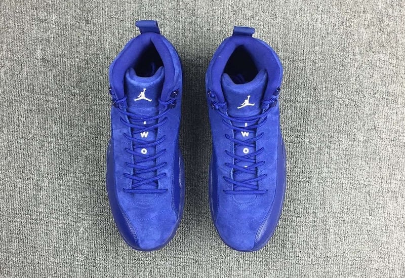 Air Jordan 12 Blue Suede