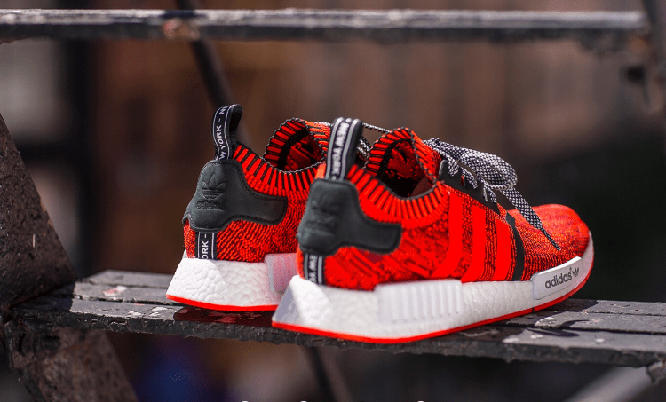 adidas NMD R1 Primeknit Red Apple NYC