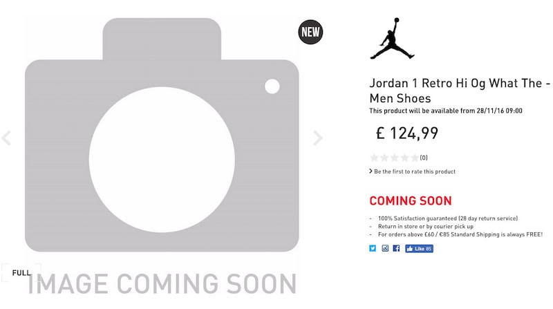 Air Jordan 1 Retro High What The Release