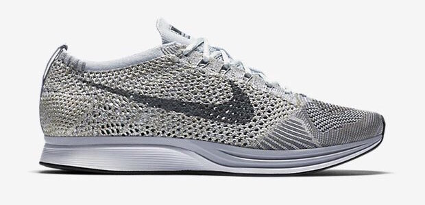Nike Flyknit Racer Pure Platinum Cool Grey