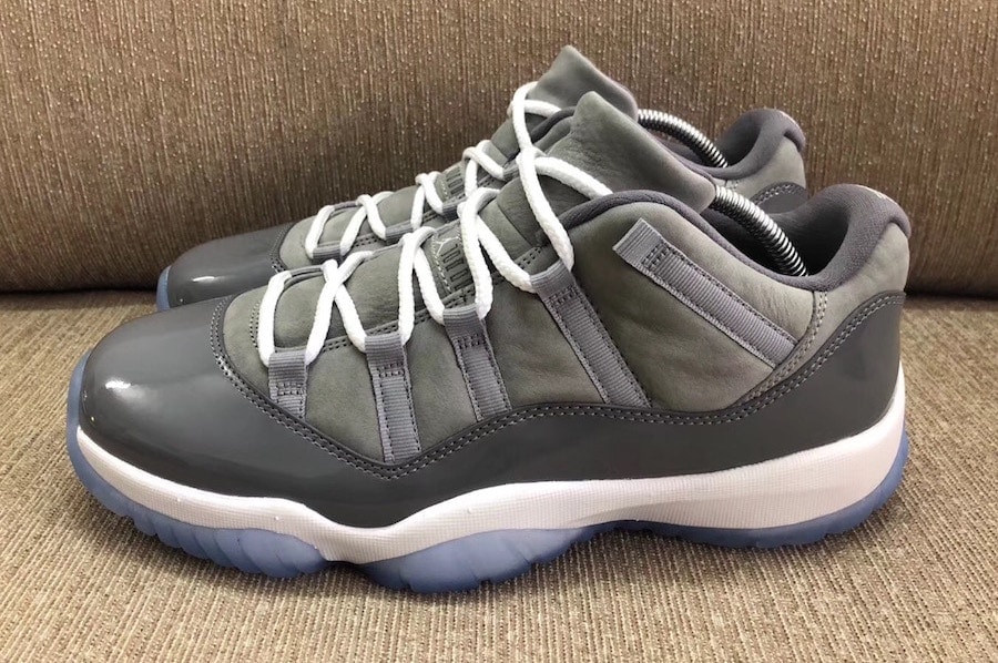 jordan retro 11 low gray