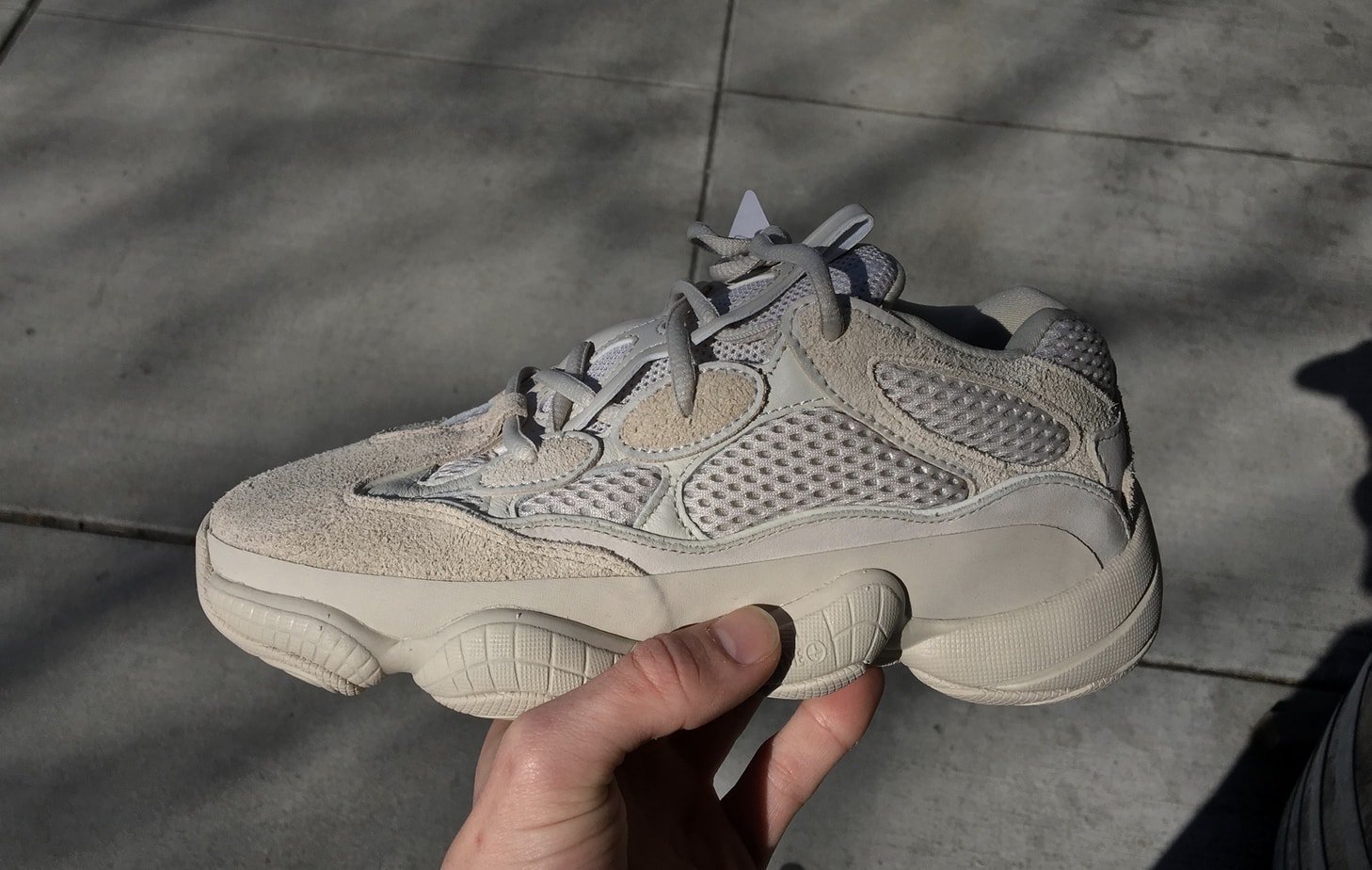 adidas Yeezy 500 Blush In Hand Review JustFreshKicks