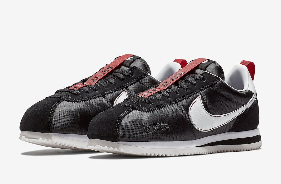 Nike cortez kenny 1 kendrick lamar damn white gym red best sale