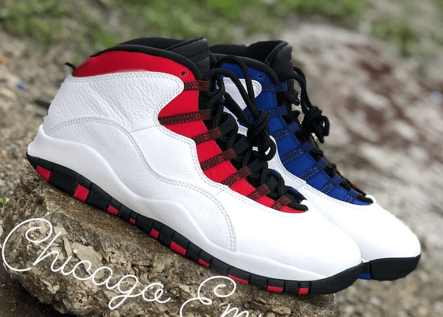 white red and blue retro 10