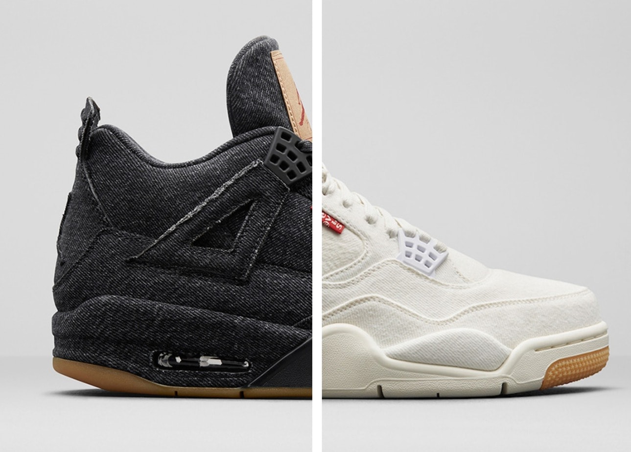 Nike air jordan 4 levis on sale