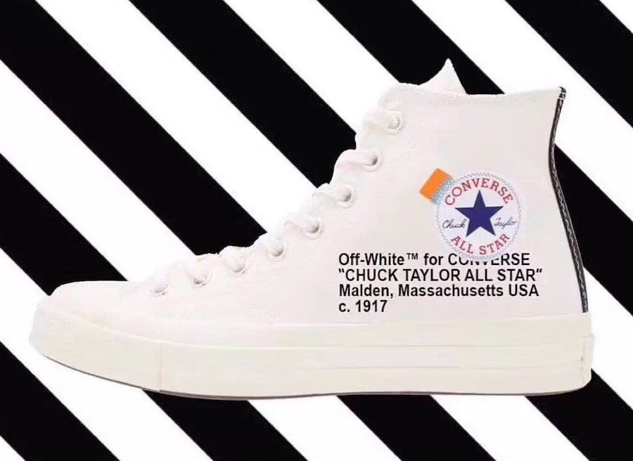 Converse collab off white hotsell