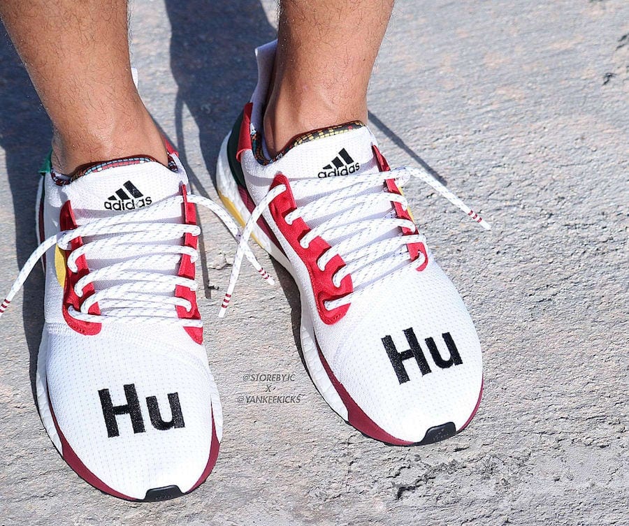 Pharrell Williams x adidas Solar Glide Hu White First Look JustFreshKicks