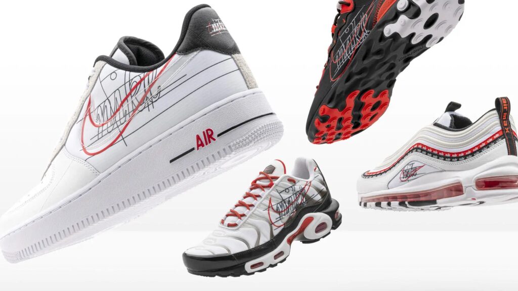 Footlocker and Nike Break Down The Legendary Logo With the Script Swoosh Pack