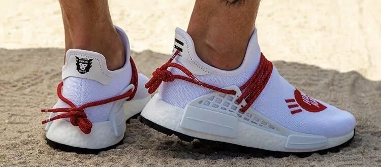 Human Made X adidas Nmd Hu "red"