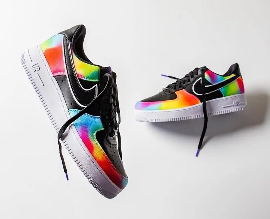 Nike Air Force 1 Low Black Tie Dye CK0840-001