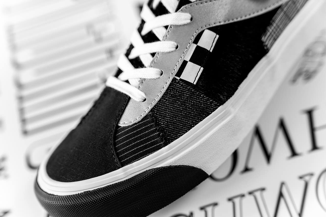 Size Vans Bold Ni Patchwork Black White Asymmetric Collab1