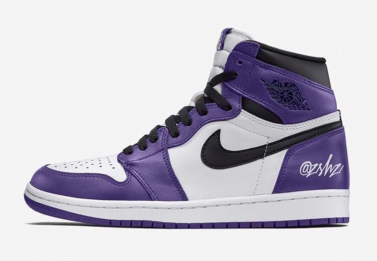 Air Jordan 1 "court Purple"