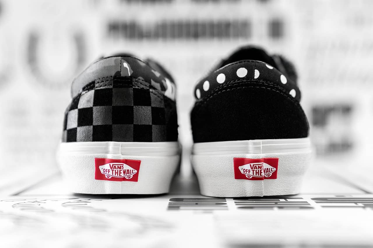 Size Vans Bold Ni Patchwork Black White Asymmetric Collab1