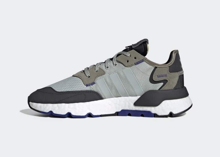 "Ash Silver" takes over the Newest iteration of the adidas Nite Jogger