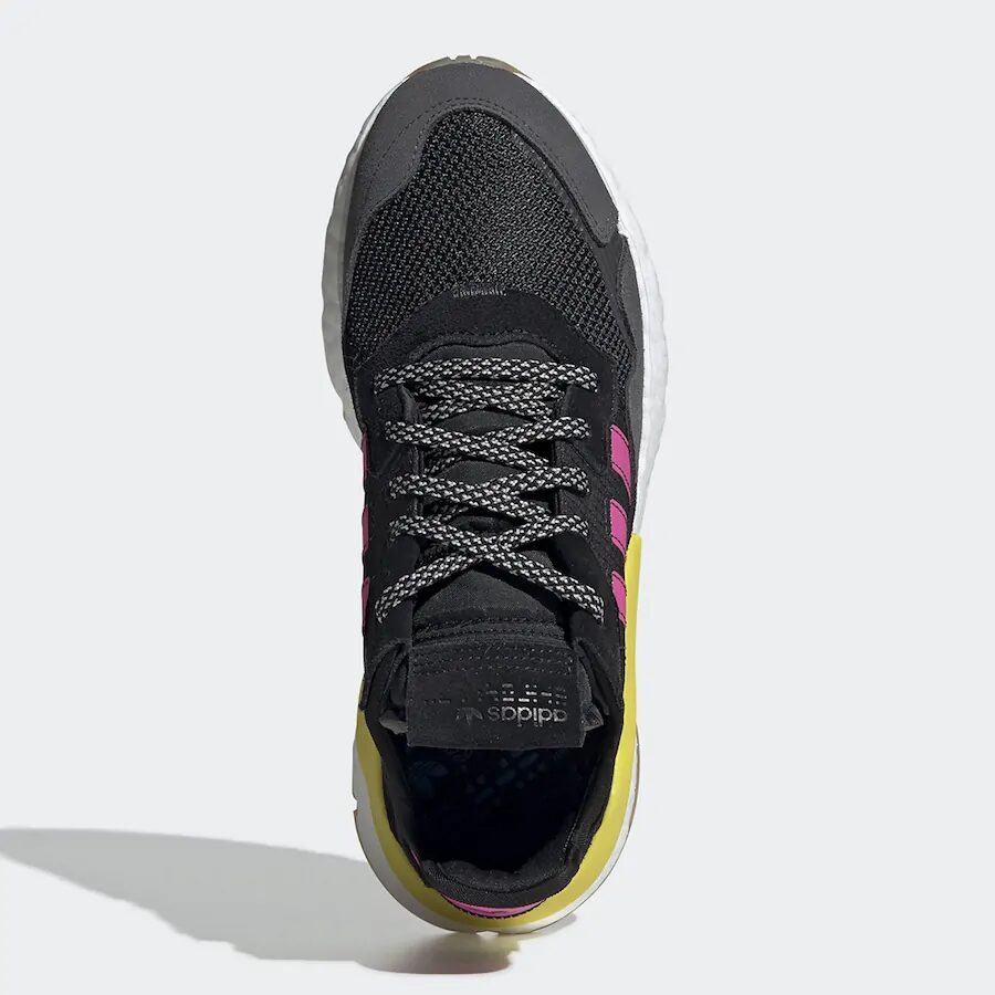 "Shock Pink" Floods this New adidas Nite Jogger