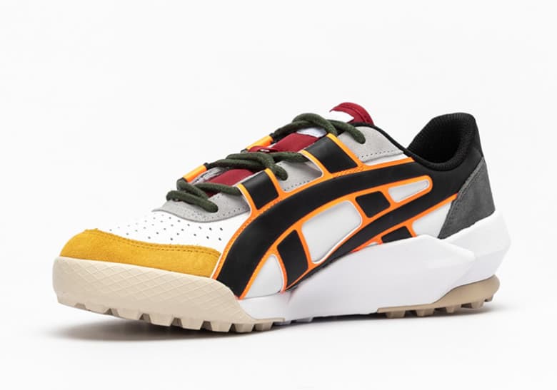 Onitsuka Tiger Big Logo Trainer White Orange