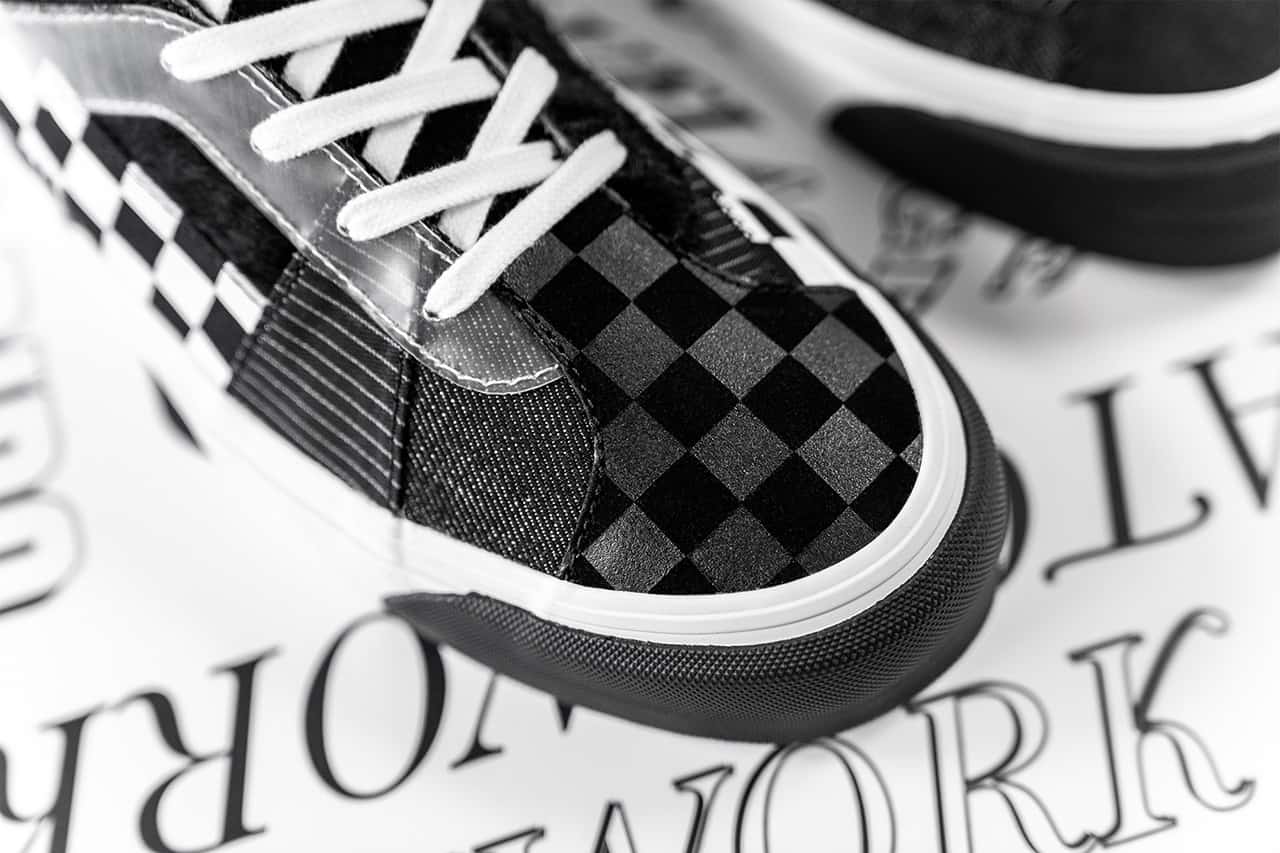 Size Vans Bold Ni Patchwork Black White Asymmetric Collab1