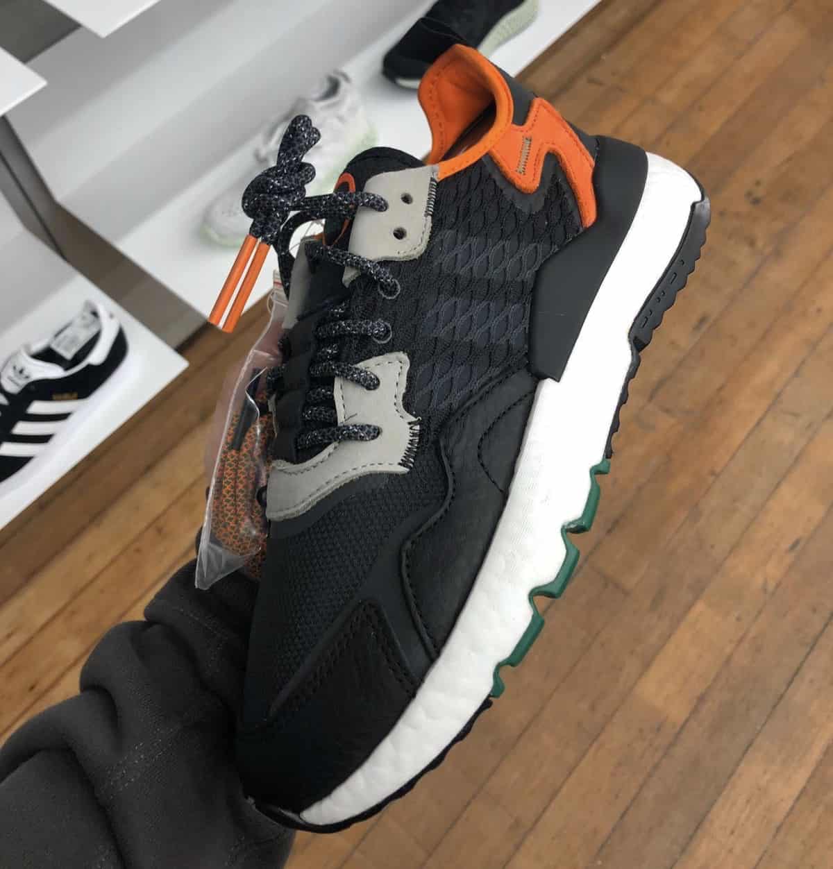 In-Hand Images of an Upcoming Cordura x adidas Nite Jogger in Black/Orange