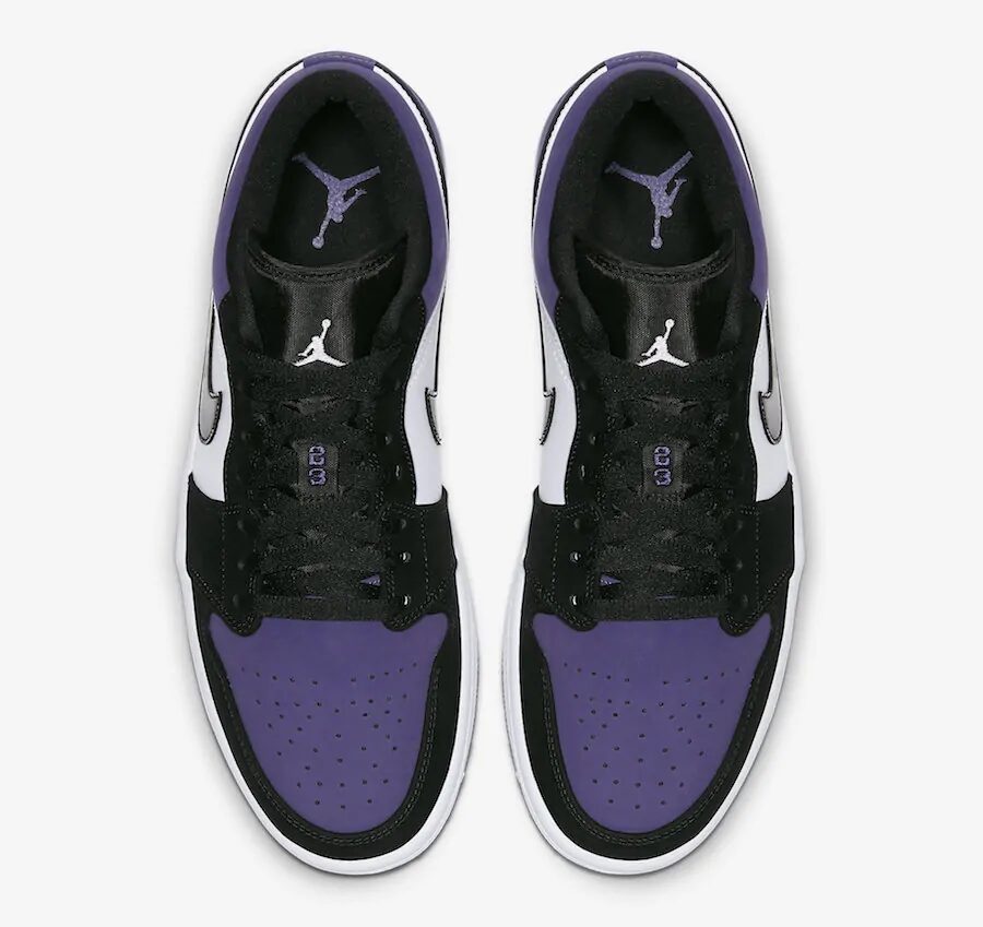 Official Look at the Air Jordan 1 Low "Court Purple"