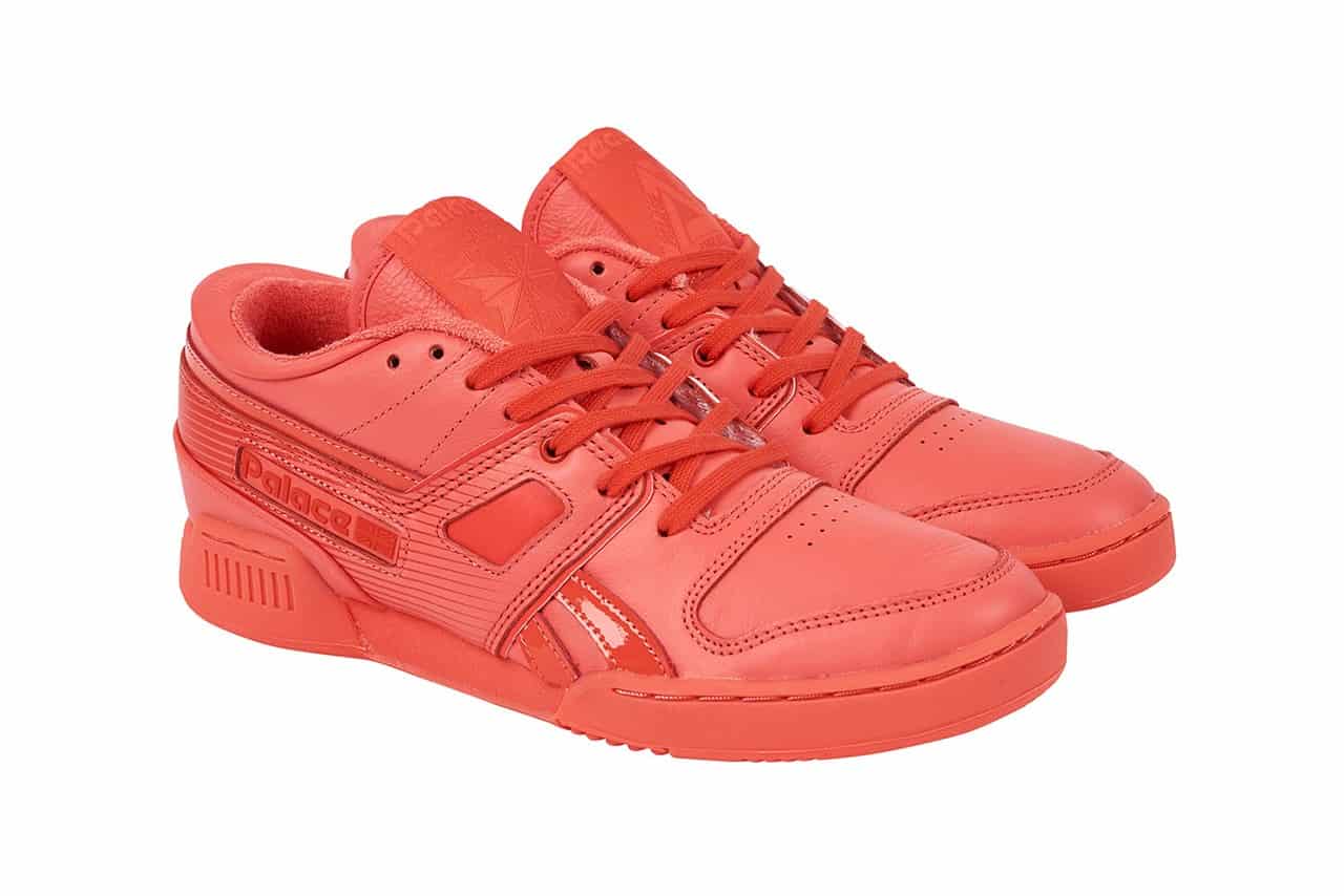 Palace Reebok Classics Workout Low Official Look White Orange Black