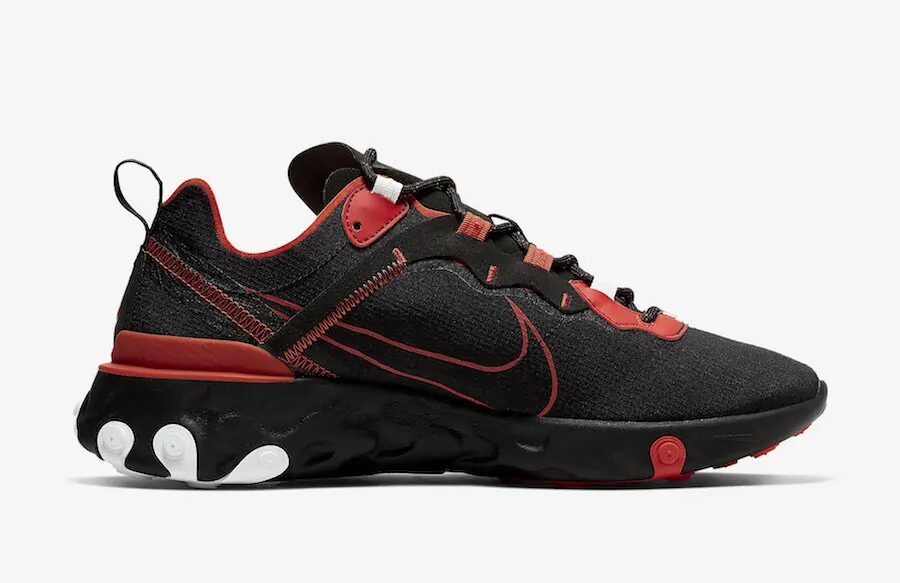 Nike React Element 55 Script Swoosh