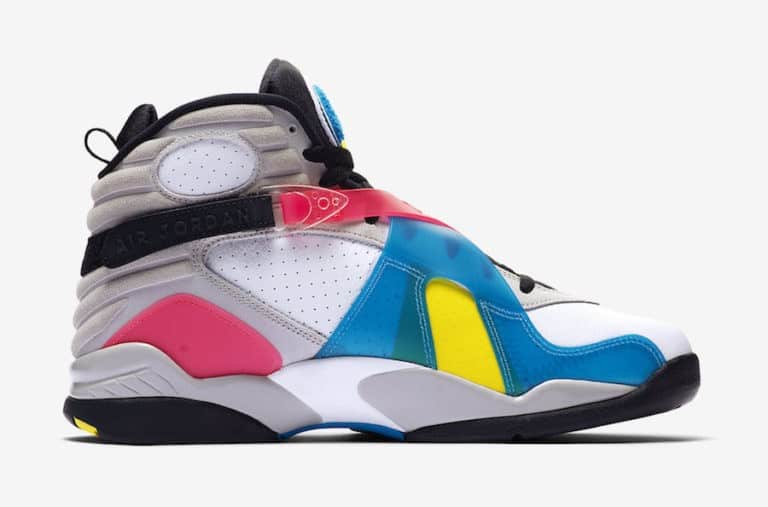 Air Jordan 8 takes on a "Multi-Color" Design This Month