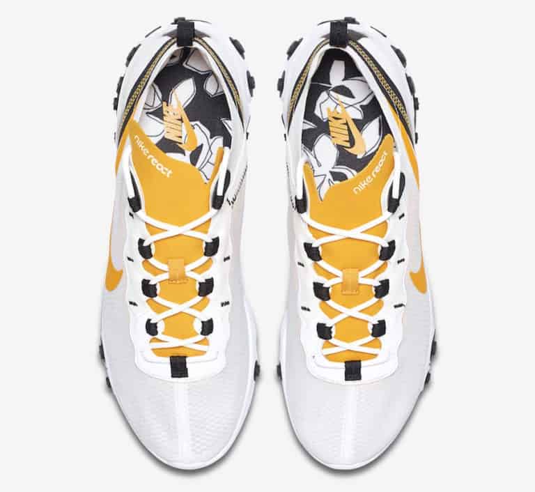 Nike React Element 55 is Set to take on "University Gold"