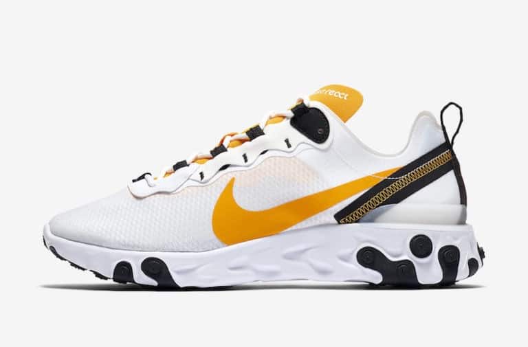 Nike React Element 55 is Set to take on "University Gold"